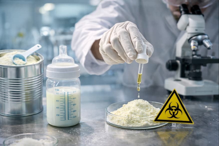 L’EFSA fixe une dose maximale de céréulide dans les laits infantiles.